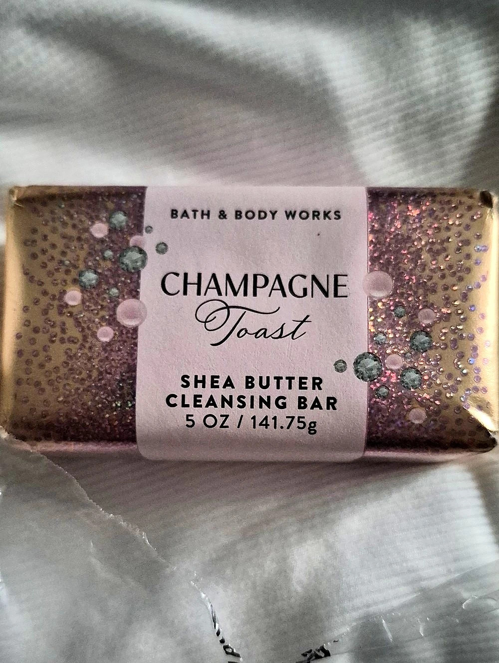 Bath & Body Works Champagne Toast Shea Butter Cleansing Bar Shea Butter